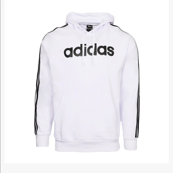 adidas Other - NWT Mens Adidas Logo Lettered Hooded Sweatshirt